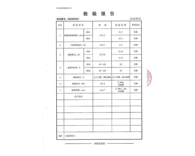 检测报告